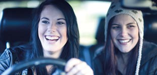 Man driving