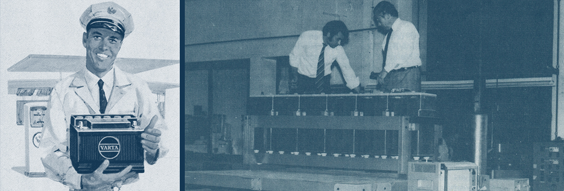 1965: VARTA® empieza a fabricarse en serie.